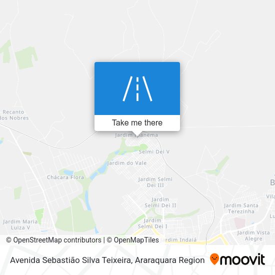 Avenida Sebastião Silva Teixeira map