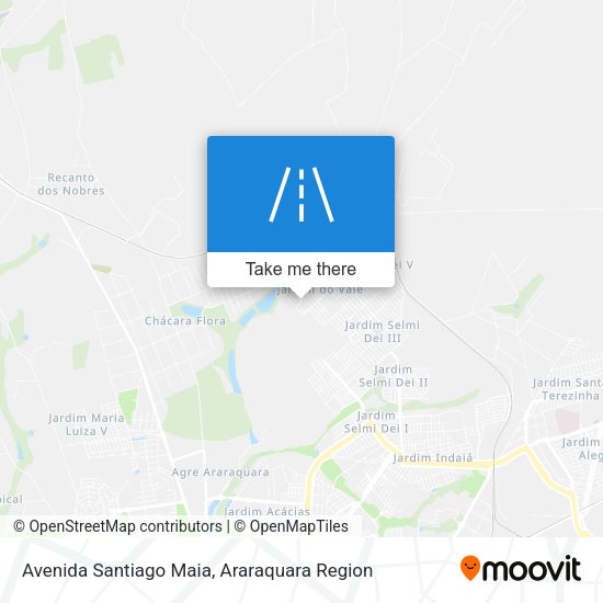 Avenida Santiago Maia map