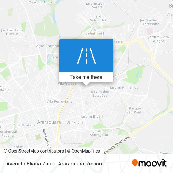Avenida Eliana Zanin map