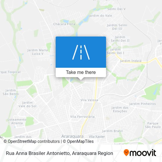 Rua Anna Brasiler Antonietto map