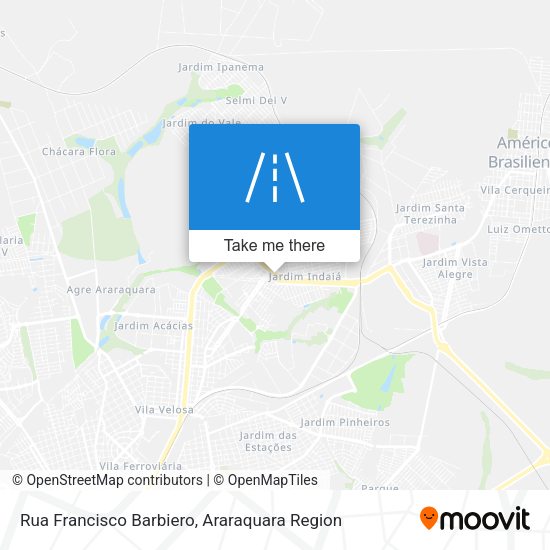 Rua Francisco Barbiero map
