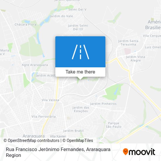 Rua Francisco Jerônimo Fernandes map
