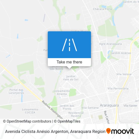 Avenida Ciclista Anésio Argenton map