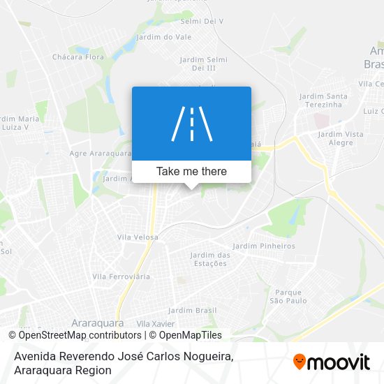 Avenida Reverendo José Carlos Nogueira map