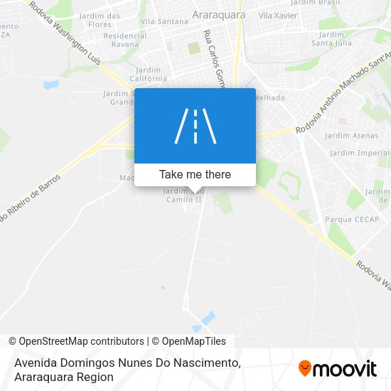 Avenida Domingos Nunes Do Nascimento map