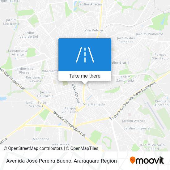 Avenida José Pereira Bueno map