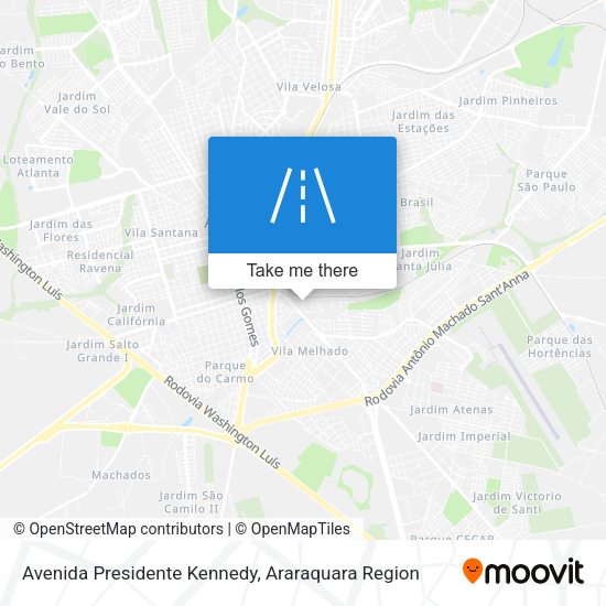 Avenida Presidente Kennedy map