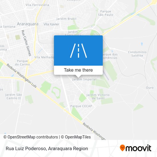 Rua Luiz Poderoso map
