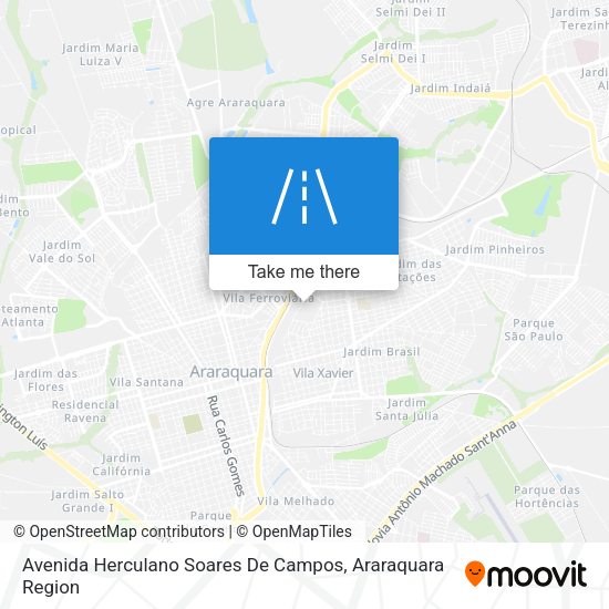Avenida Herculano Soares De Campos map