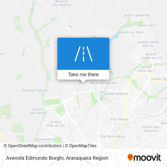 Avenida Edmundo Borghi map