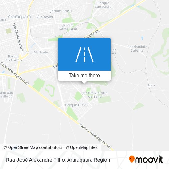 Rua José Alexandre Filho map