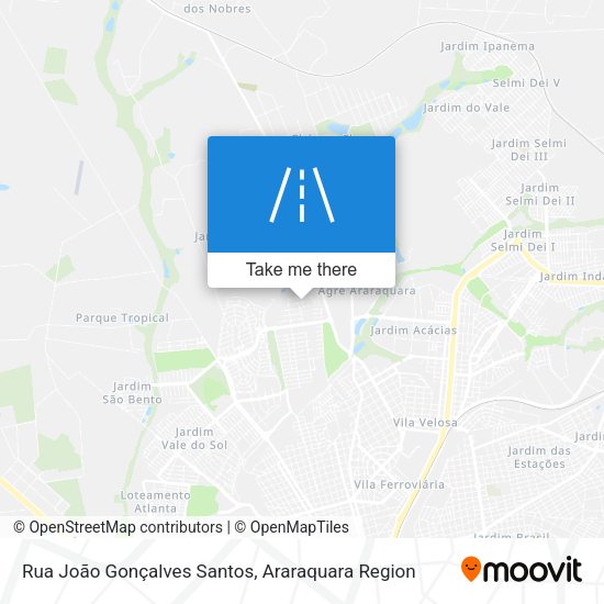 Rua João Gonçalves Santos map