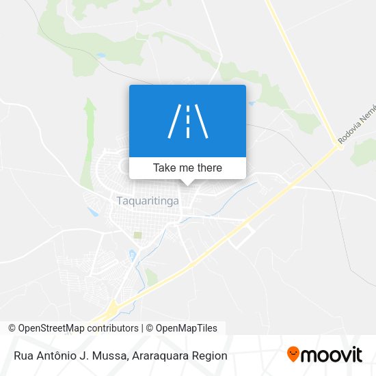 Rua Antônio J. Mussa map