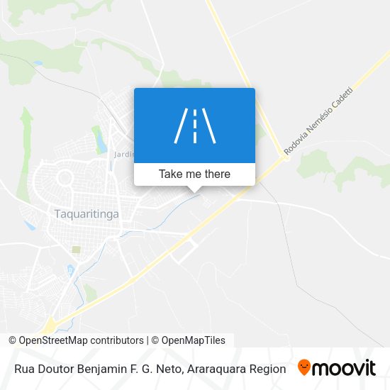 Rua Doutor Benjamin F. G. Neto map