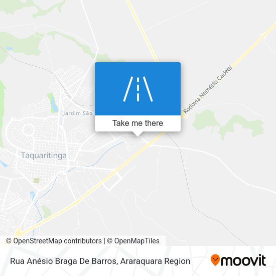 Rua Anésio Braga De Barros map
