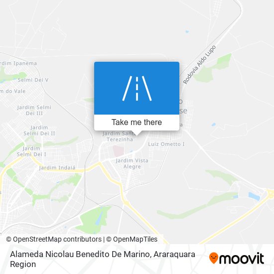 Alameda Nicolau Benedito De Marino map