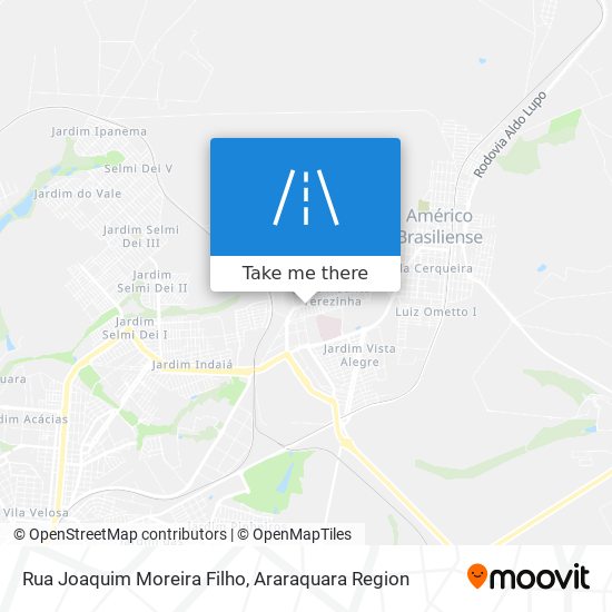 Mapa Rua Joaquim Moreira Filho