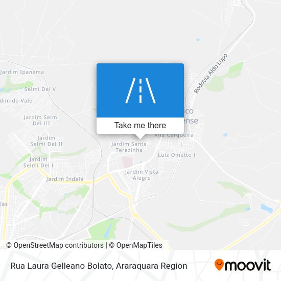 Rua Laura Gelleano Bolato map