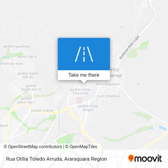 Rua Otília Toledo Arruda map