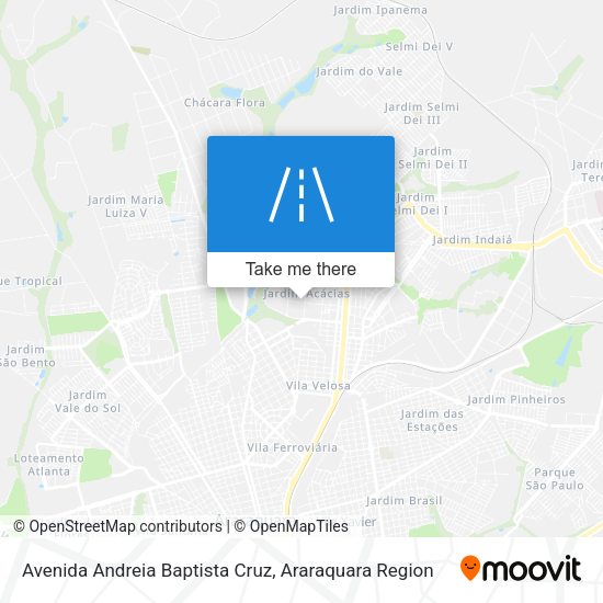 Avenida Andreia Baptista Cruz map