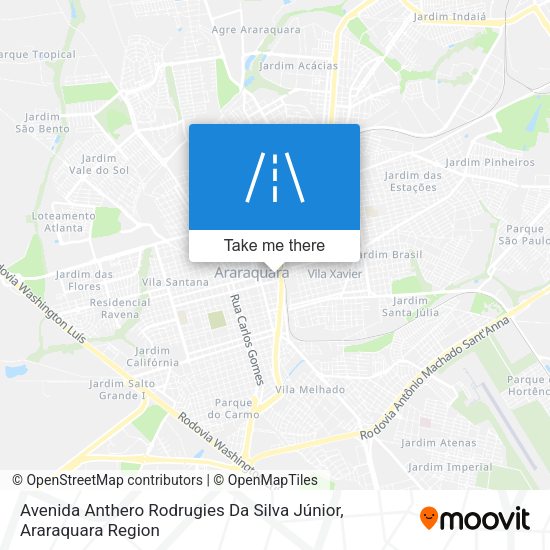 Avenida Anthero Rodrugies Da Silva Júnior map