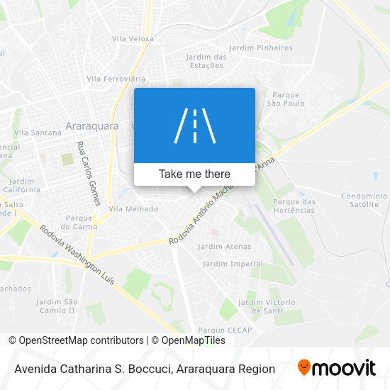 Avenida Catharina S. Boccuci map