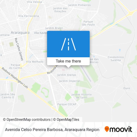 Avenida Celso Pereira Barbosa map