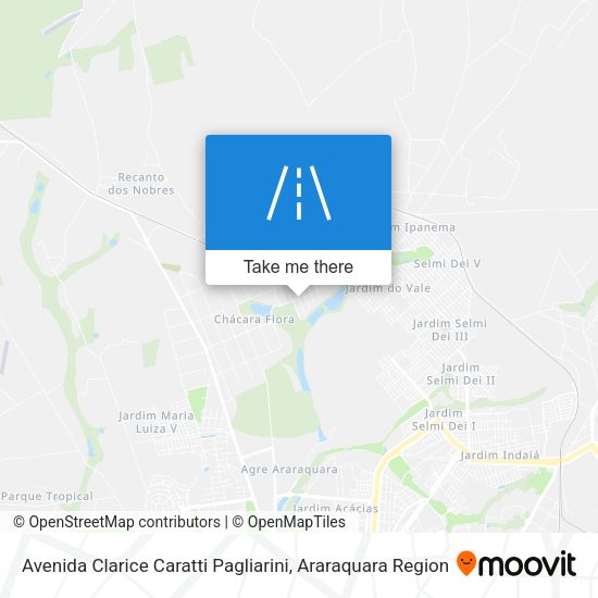 Avenida Clarice Caratti Pagliarini map