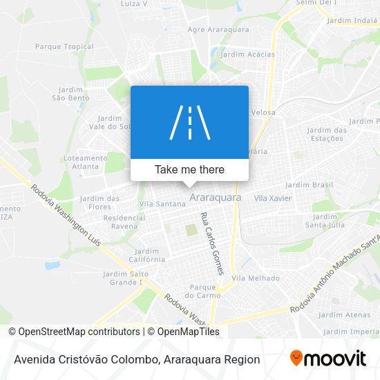 Avenida Cristóvão Colombo map