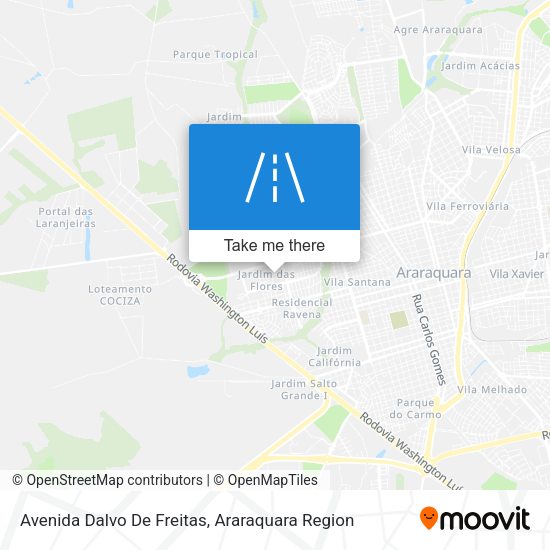 Avenida Dalvo De Freitas map