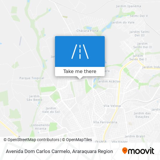 Avenida Dom Carlos Carmelo map