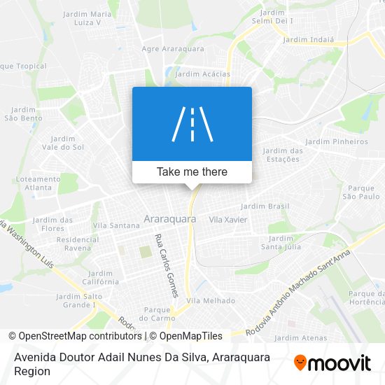 Avenida Doutor Adail Nunes Da Silva map