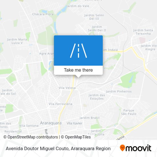 Avenida Doutor Miguel Couto map