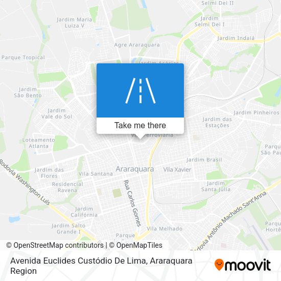 Avenida Euclides Custódio De Lima map