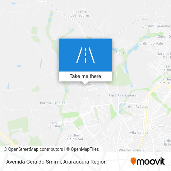 Avenida Geraldo Smirni map