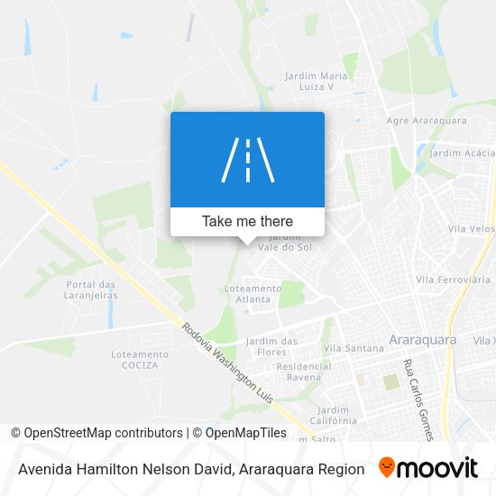 Avenida Hamilton Nelson David map
