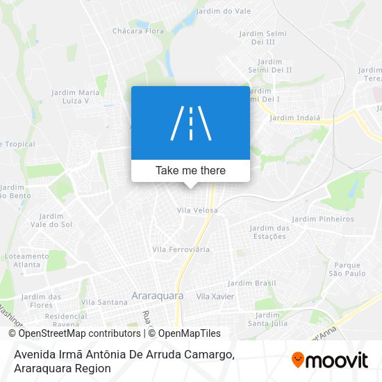 Avenida Irmã Antônia De Arruda Camargo map