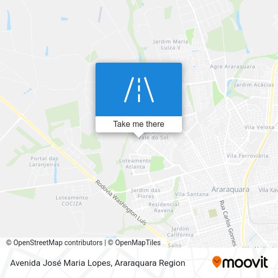 Avenida José Maria Lopes map
