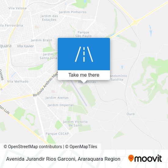 Avenida Jurandir Rios Garconi map