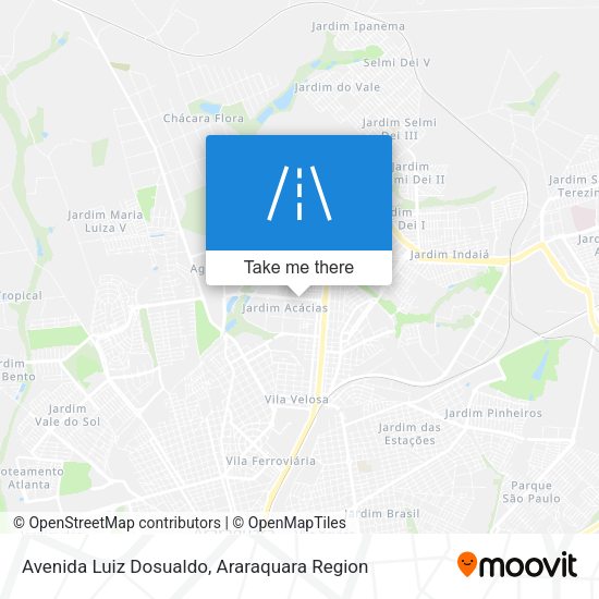 Avenida Luiz Dosualdo map
