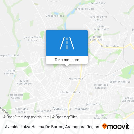 Avenida Luiza Helena De Barros map
