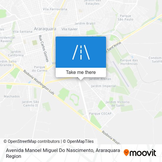 Avenida Manoel Miguel Do Nascimento map