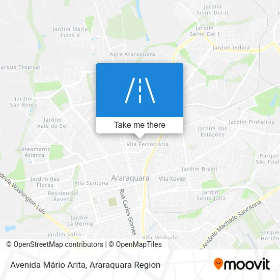 Avenida Mário Arita map