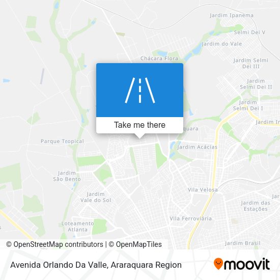Avenida Orlando Da Valle map