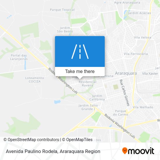 Avenida Paulino Rodela map