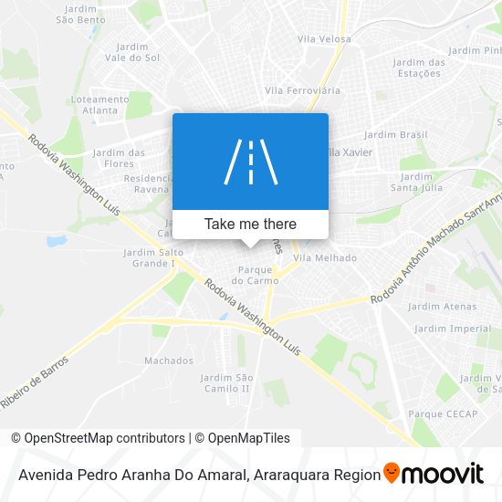 Avenida Pedro Aranha Do Amaral map