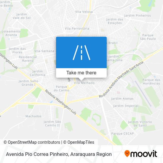 Avenida Pio Correa Pinheiro map