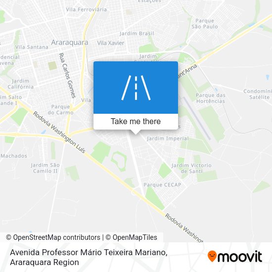 Avenida Professor Mário Teixeira Mariano map