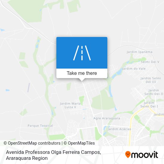 Avenida Professora Olga Ferreira Campos map