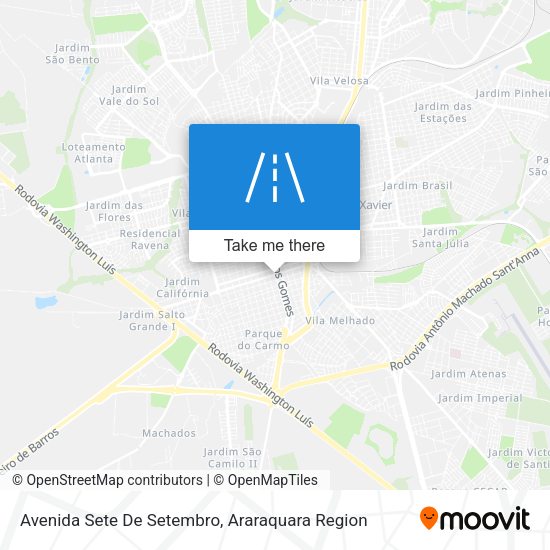 Avenida Sete De Setembro map